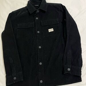 Hurley Black Corduroy Jacket Boys Size XL 18
